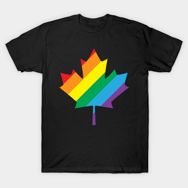 LGBT Canadian Pride T-Shirt by LGBT